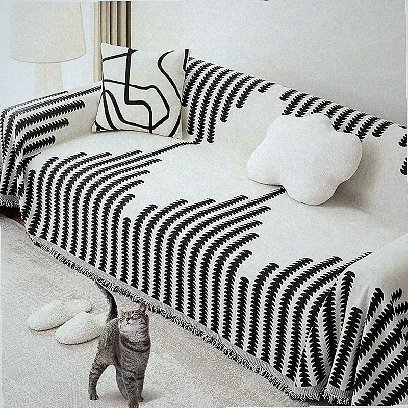 Durable Chenille Couch Cover Slipcovers Furniture Protector Sofa Pet Hair Dust