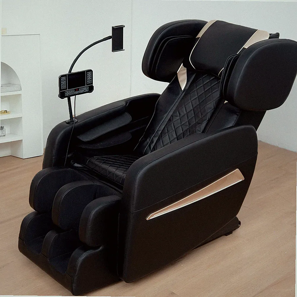 Full Body Recliner Zero Gravity Airbag Massage Chair L Track,Heat,Foot Roller