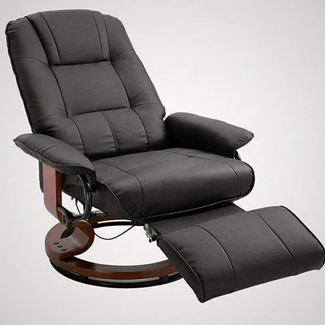 Homcom US833-621V010131 Recliner Chair - Black