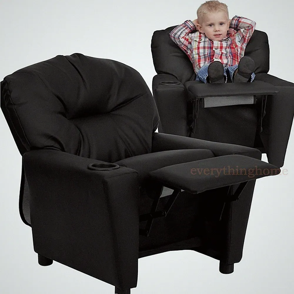 Kids Childs Movie TV Recliner Home Theater Chair Modern Cup Holder 16 Colors!