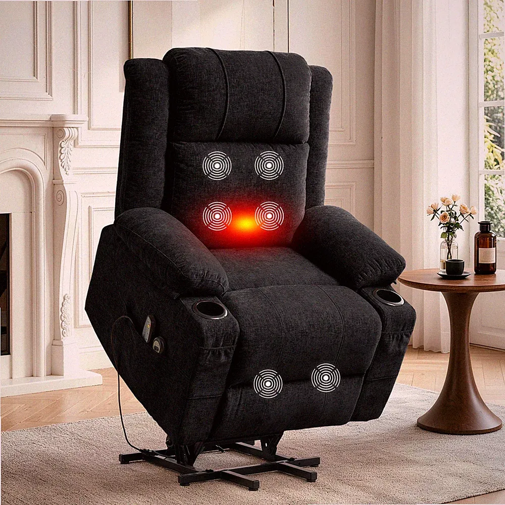 Korser Power Lift Recliner Chair for Elderly with Massage & Heat for Living Room