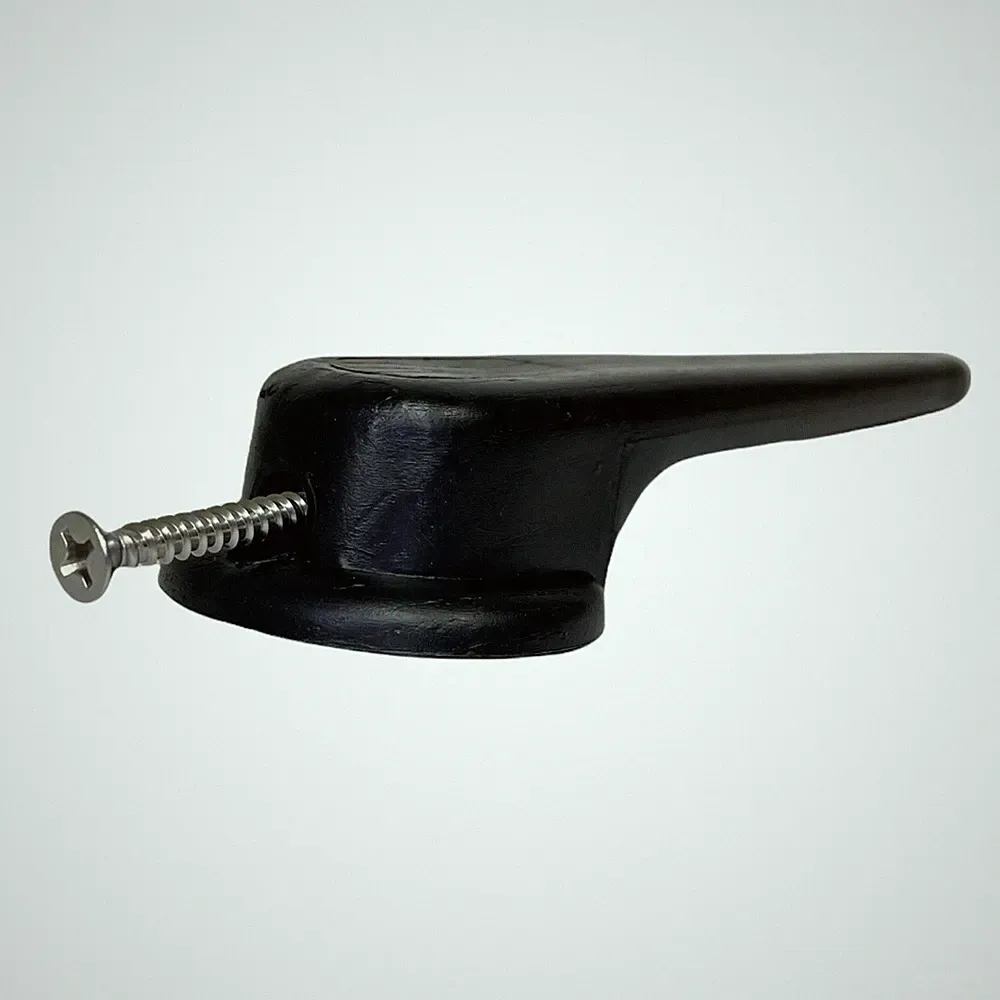 ProFunitureParts Recliner Handle Lever BLACK 5/8 inch Square Mount, Set Screw In