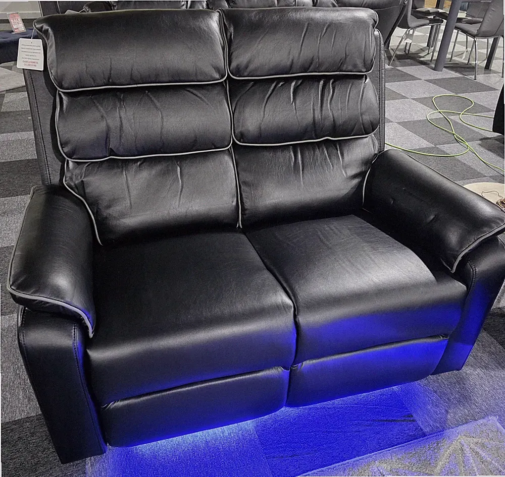 San Diego 2 seater Electric Recliner Sofa (Black or Grey)